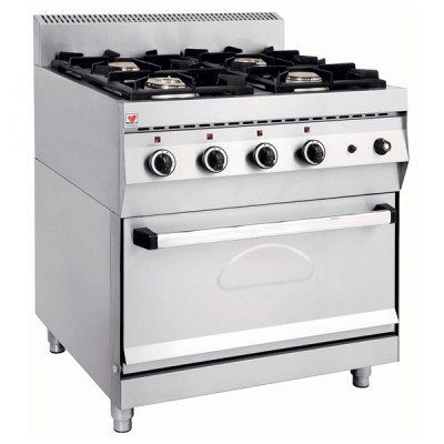  Κουζίνα Υγραερίου/Αερίου με Φούρνο FGAS-E400